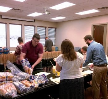PCI team putting together donations